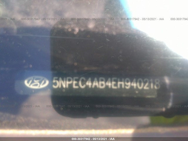 Photo 8 VIN: 5NPEC4AB4EH940218 - HYUNDAI SONATA 