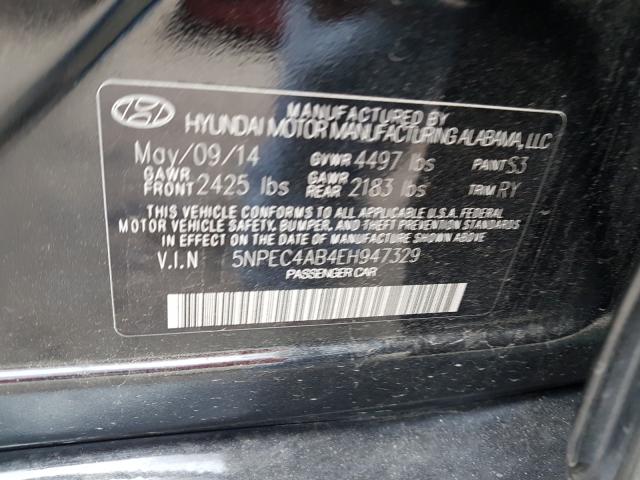 Photo 9 VIN: 5NPEC4AB4EH947329 - HYUNDAI SONATA SE 