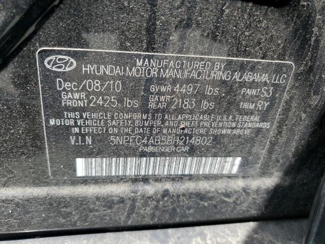 Photo 11 VIN: 5NPEC4AB5BH214802 - HYUNDAI SONATA 