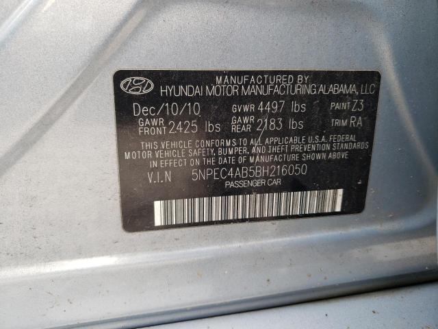 Photo 11 VIN: 5NPEC4AB5BH216050 - HYUNDAI SONATA 