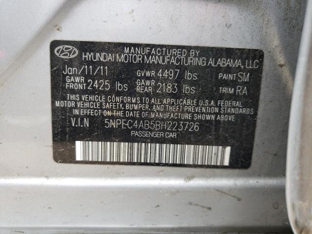 Photo 9 VIN: 5NPEC4AB5BH223726 - HYUNDAI SONATA SE 