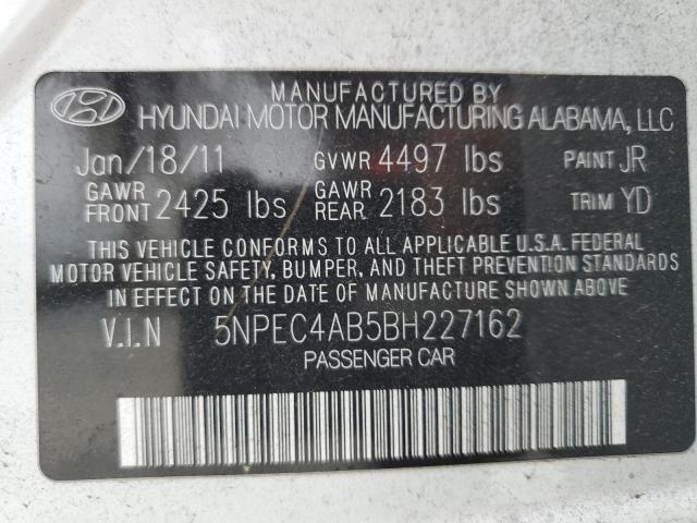 Photo 12 VIN: 5NPEC4AB5BH227162 - HYUNDAI SONATA SE 