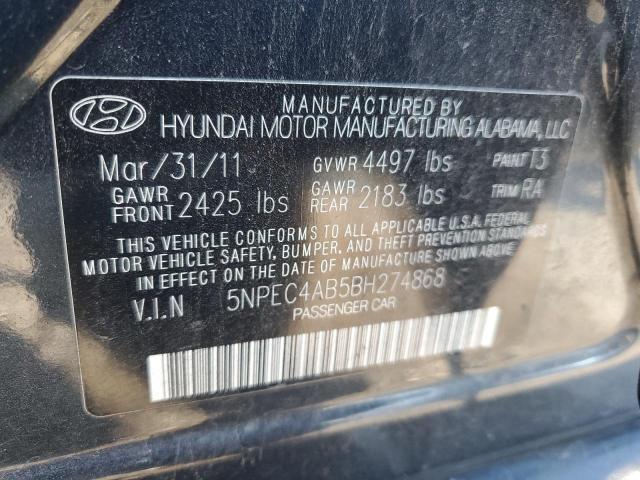 Photo 11 VIN: 5NPEC4AB5BH274868 - HYUNDAI SONATA SE 