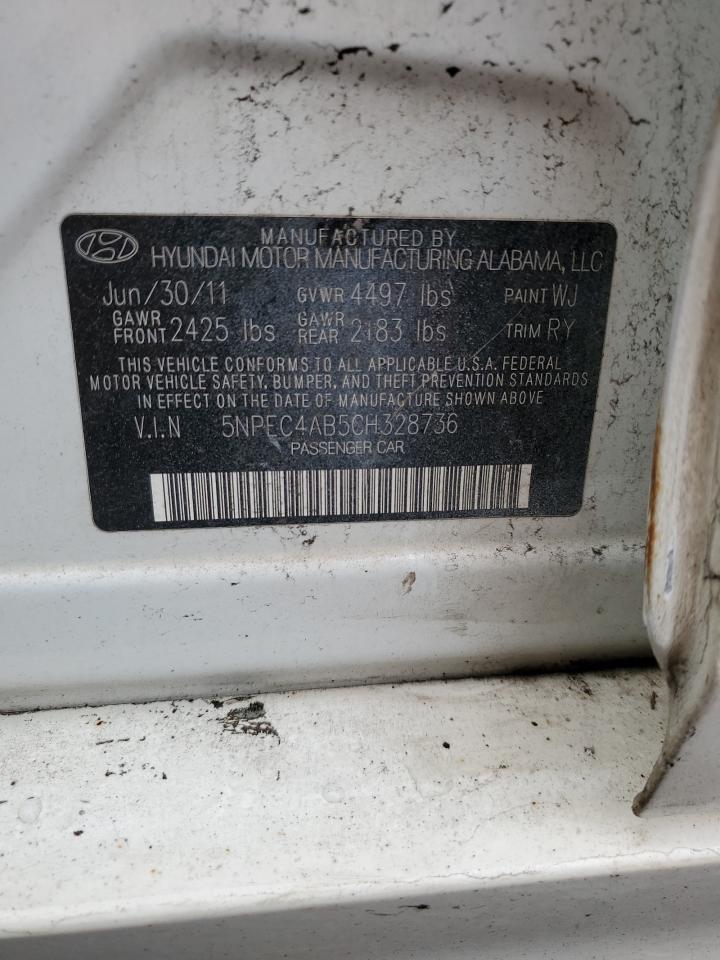 Photo 11 VIN: 5NPEC4AB5CH328736 - HYUNDAI SONATA 