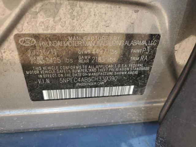 Photo 9 VIN: 5NPEC4AB5CH330390 - HYUNDAI SONATA SE 