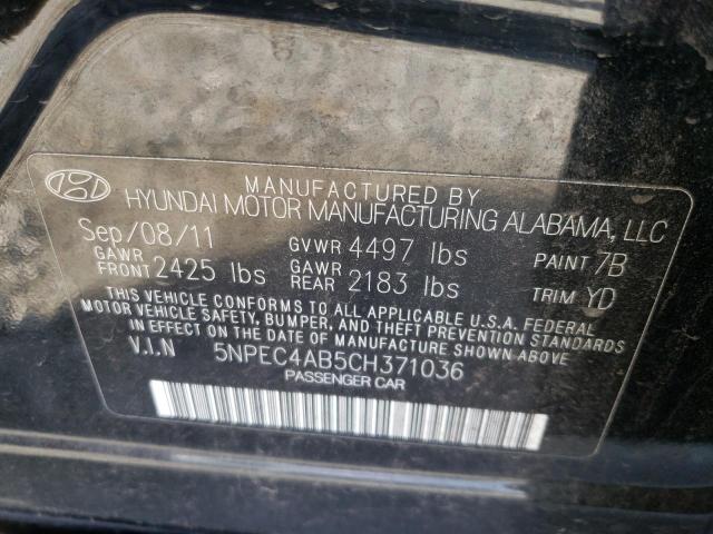 Photo 11 VIN: 5NPEC4AB5CH371036 - HYUNDAI SONATA SE 