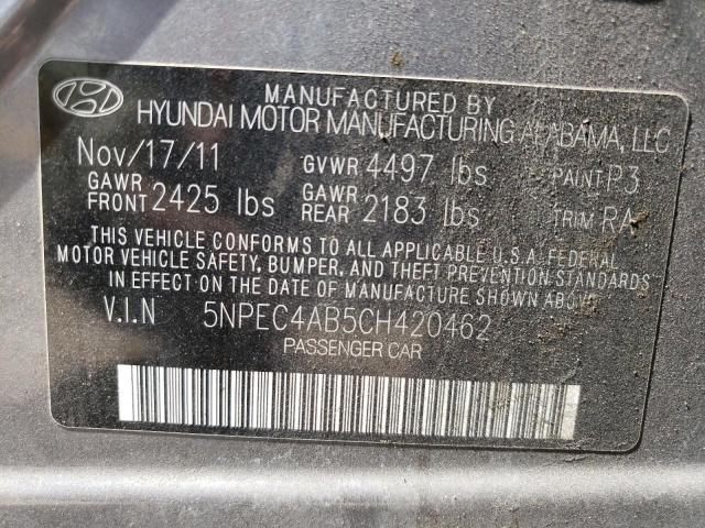 Photo 11 VIN: 5NPEC4AB5CH420462 - HYUNDAI SONATA SE 