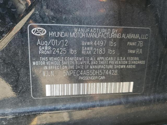 Photo 11 VIN: 5NPEC4AB5DH574428 - HYUNDAI SONATA 