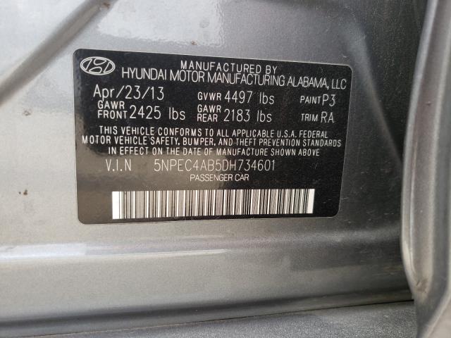 Photo 9 VIN: 5NPEC4AB5DH734601 - HYUNDAI SONATA SE 