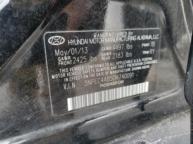 Photo 11 VIN: 5NPEC4AB5DH740091 - HYUNDAI SONATA 