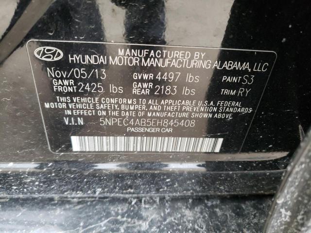 Photo 12 VIN: 5NPEC4AB5EH845408 - HYUNDAI SONATA SE 