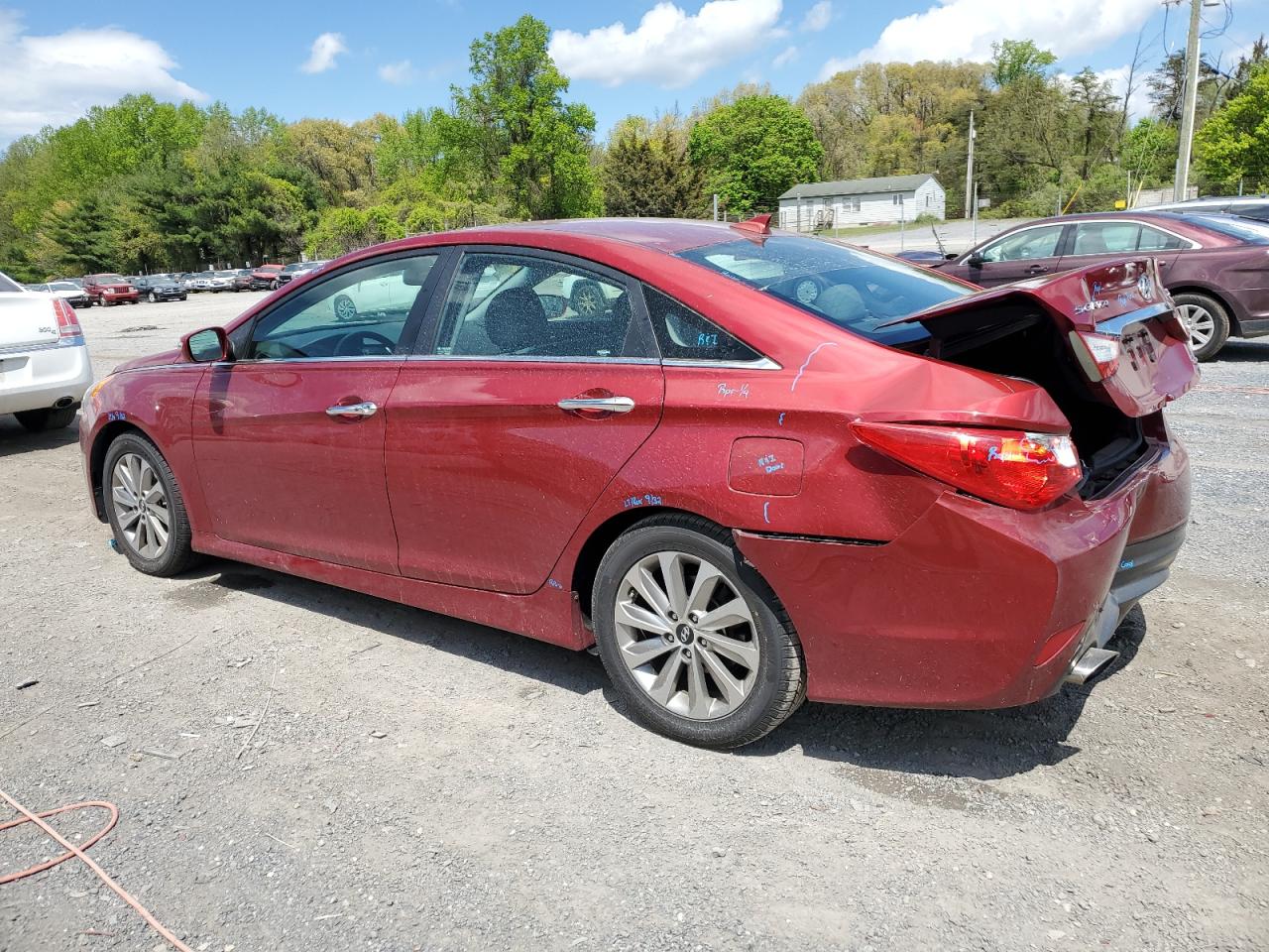 Photo 1 VIN: 5NPEC4AB5EH928899 - HYUNDAI SONATA 