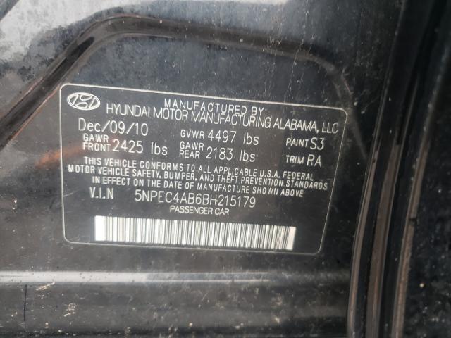 Photo 9 VIN: 5NPEC4AB6BH215179 - HYUNDAI SONATA LIM 