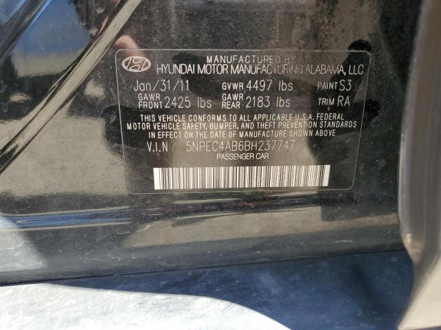 Photo 11 VIN: 5NPEC4AB6BH237747 - HYUNDAI SONATA 