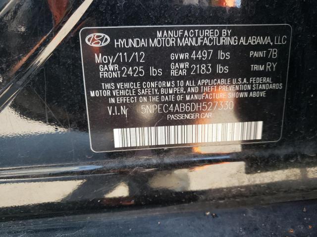 Photo 12 VIN: 5NPEC4AB6DH527330 - HYUNDAI SONATA SE 