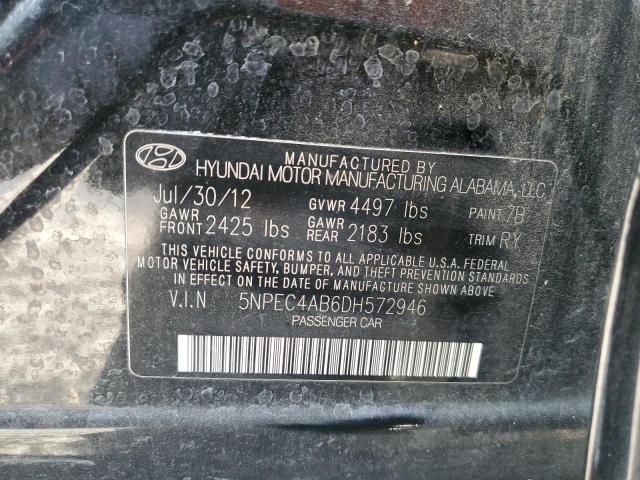 Photo 11 VIN: 5NPEC4AB6DH572946 - HYUNDAI SONATA 