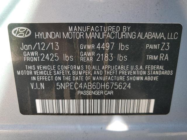 Photo 11 VIN: 5NPEC4AB6DH675624 - HYUNDAI SONATA SE 