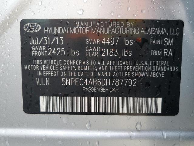 Photo 11 VIN: 5NPEC4AB6DH787792 - HYUNDAI SONATA 