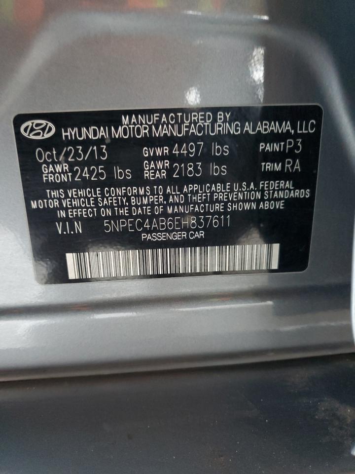 Photo 11 VIN: 5NPEC4AB6EH837611 - HYUNDAI SONATA 