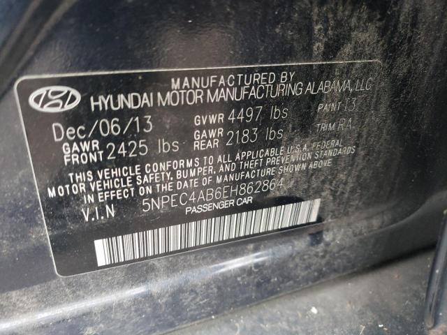 Photo 9 VIN: 5NPEC4AB6EH862864 - HYUNDAI SONATA SE 