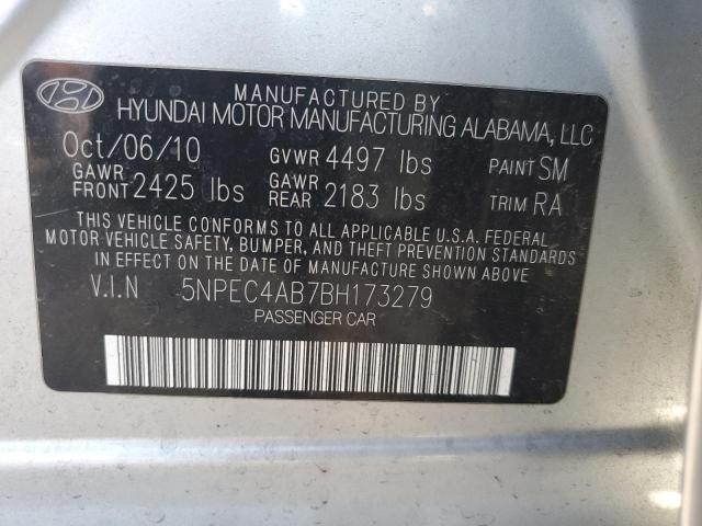 Photo 12 VIN: 5NPEC4AB7BH173279 - HYUNDAI SONATA 