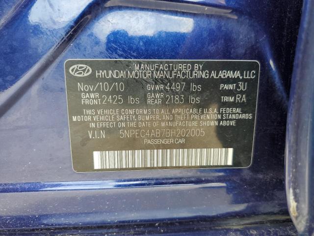 Photo 9 VIN: 5NPEC4AB7BH202005 - HYUNDAI SONATA 