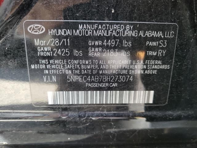 Photo 9 VIN: 5NPEC4AB7BH273074 - HYUNDAI SONATA SE 