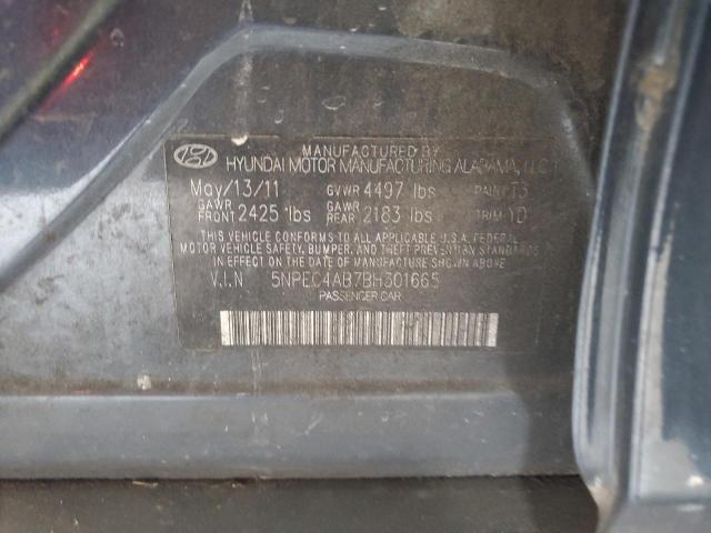 Photo 9 VIN: 5NPEC4AB7BH301665 - HYUNDAI SONATA SE 