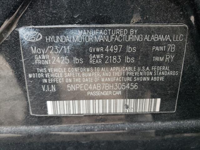 Photo 9 VIN: 5NPEC4AB7BH305456 - HYUNDAI SONATA SE 