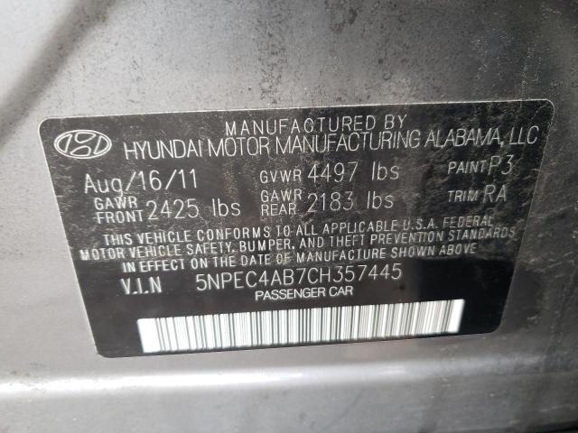 Photo 11 VIN: 5NPEC4AB7CH357445 - HYUNDAI SONATA SE 