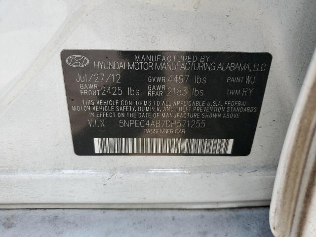 Photo 11 VIN: 5NPEC4AB7DH571255 - HYUNDAI SONATA SE 