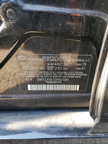 Photo 11 VIN: 5NPEC4AB7DH661585 - HYUNDAI SONATA SE 