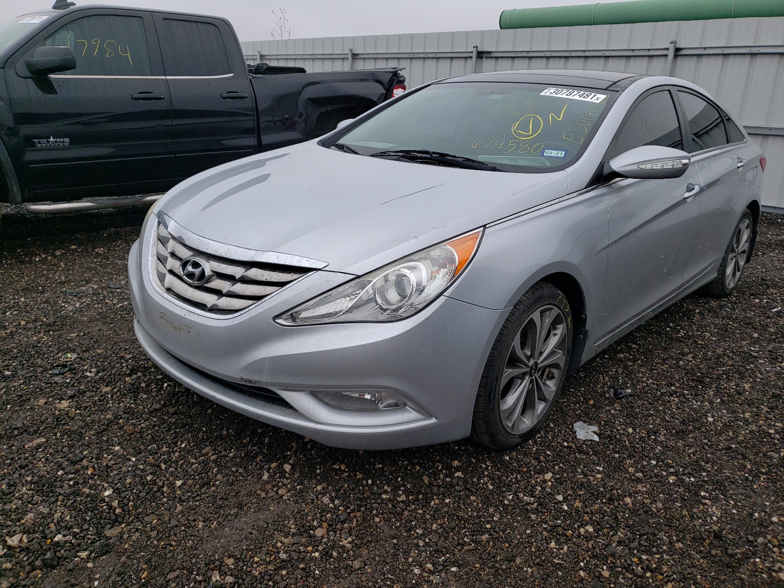 Photo 1 VIN: 5NPEC4AB7DH674580 - HYUNDAI SONATA SE 