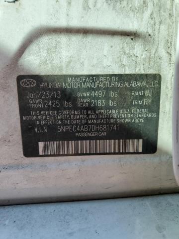 Photo 12 VIN: 5NPEC4AB7DH681741 - HYUNDAI SONATA SE 