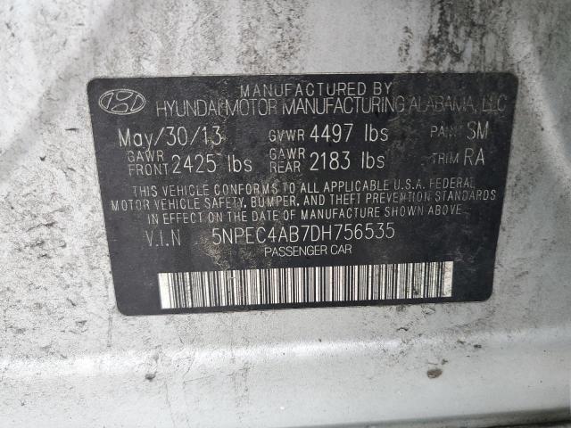 Photo 11 VIN: 5NPEC4AB7DH756535 - HYUNDAI SONATA 