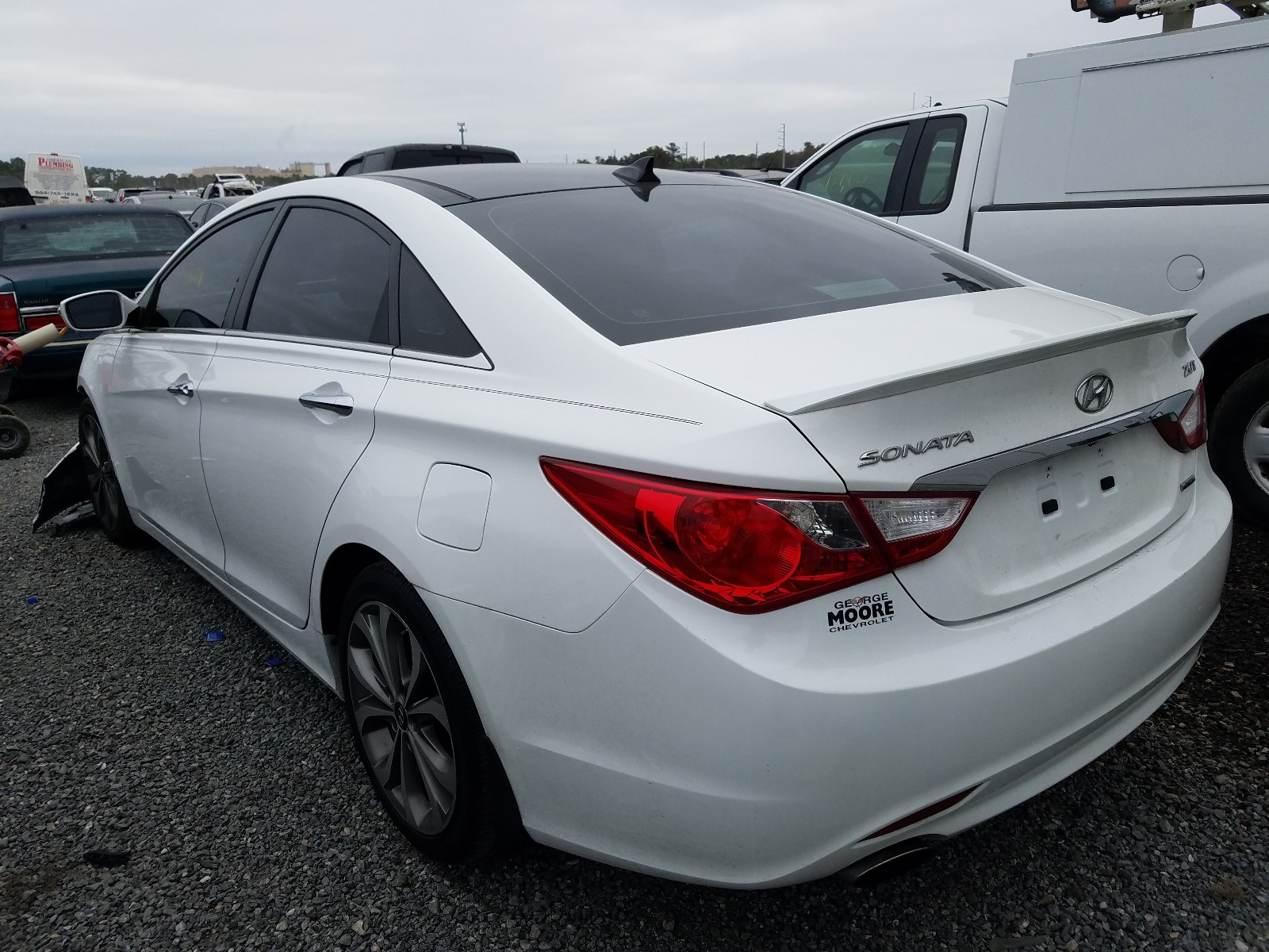 Photo 2 VIN: 5NPEC4AB7DH785050 - HYUNDAI SONATA SE 