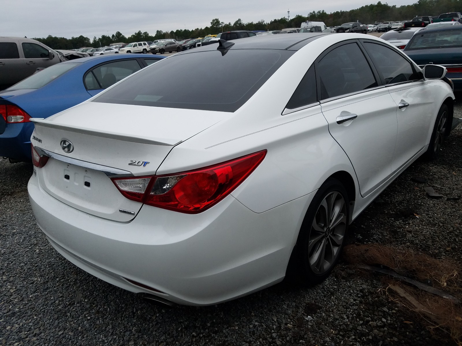 Photo 3 VIN: 5NPEC4AB7DH785050 - HYUNDAI SONATA SE 