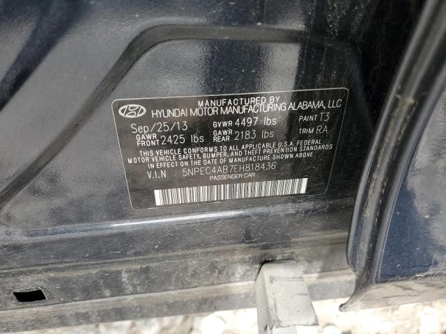 Photo 11 VIN: 5NPEC4AB7EH818436 - HYUNDAI SONATA SE 