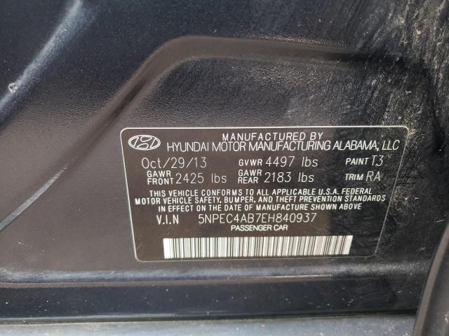 Photo 9 VIN: 5NPEC4AB7EH840937 - HYUNDAI SONATA SE 