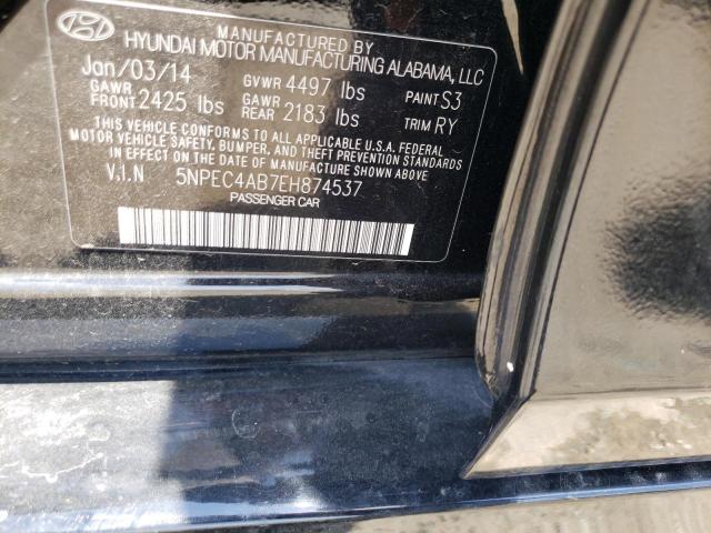 Photo 9 VIN: 5NPEC4AB7EH874537 - HYUNDAI SONATA SE 