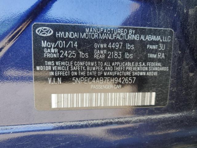 Photo 11 VIN: 5NPEC4AB7EH942657 - HYUNDAI SONATA 