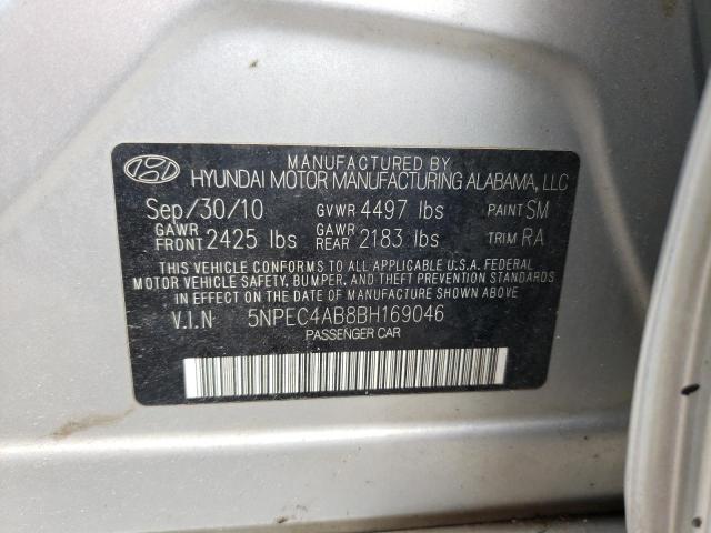 Photo 11 VIN: 5NPEC4AB8BH169046 - HYUNDAI SONATA SE 