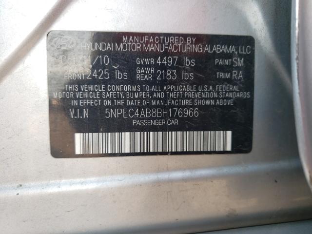 Photo 9 VIN: 5NPEC4AB8BH176966 - HYUNDAI SONATA SE 