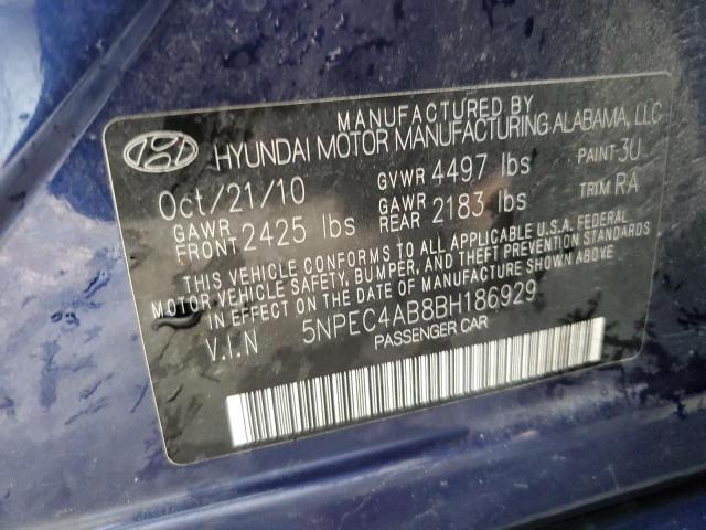 Photo 11 VIN: 5NPEC4AB8BH186929 - HYUNDAI SONATA 