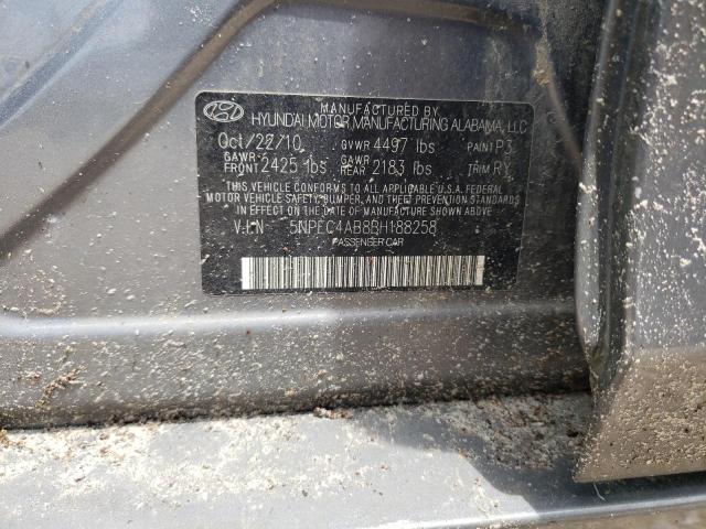 Photo 11 VIN: 5NPEC4AB8BH188258 - HYUNDAI SONATA SE 