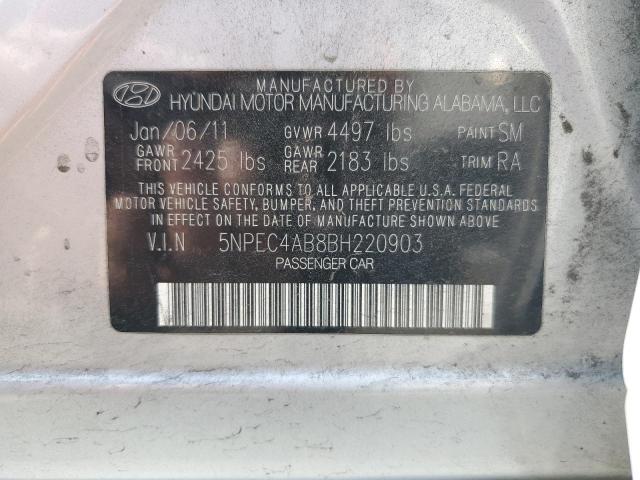 Photo 11 VIN: 5NPEC4AB8BH220903 - HYUNDAI SONATA SE 