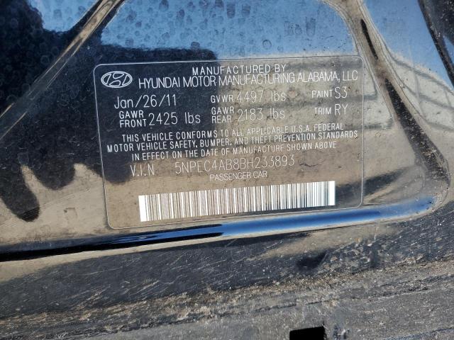 Photo 9 VIN: 5NPEC4AB8BH233893 - HYUNDAI SONATA SE 