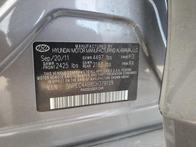 Photo 12 VIN: 5NPEC4AB8CH379129 - HYUNDAI SONATA SE 