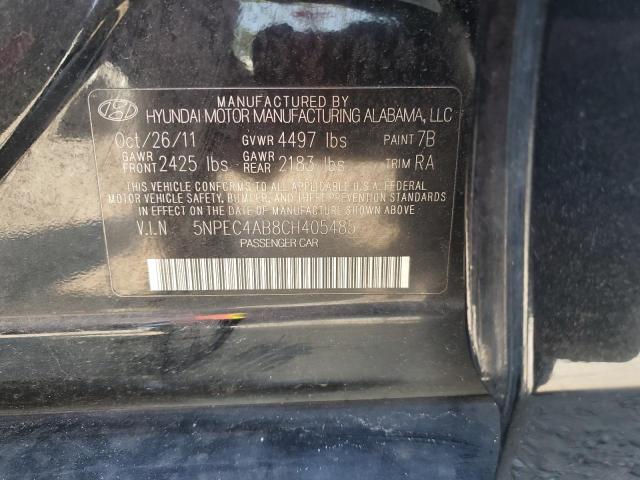 Photo 11 VIN: 5NPEC4AB8CH405485 - HYUNDAI SONATA 