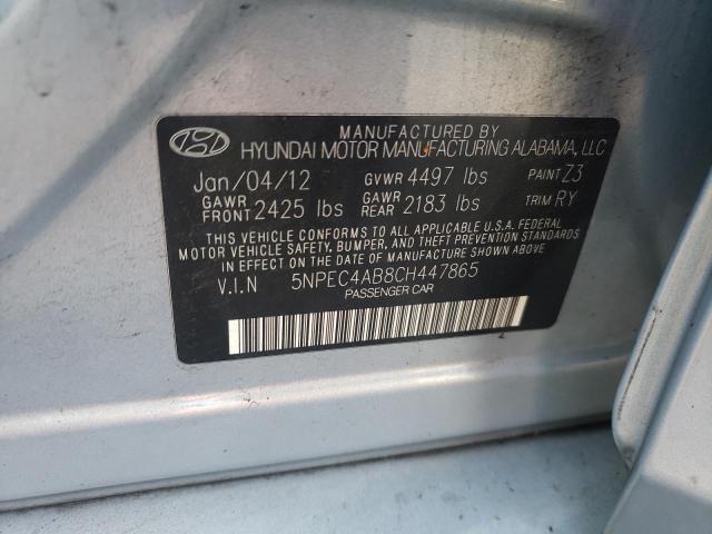 Photo 11 VIN: 5NPEC4AB8CH447865 - HYUNDAI SONATA SE 